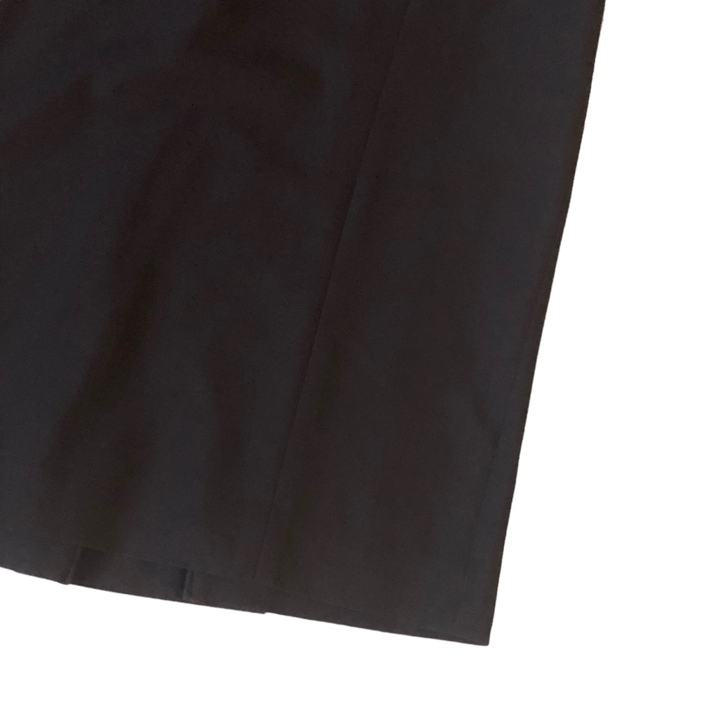 Loft Chocolate Brown Pleated Back Stretch Skirt - Picture 6 of 13